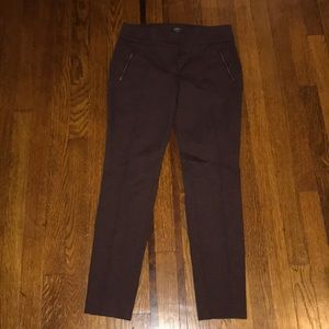 Loft Maroon Skinny Pants Size 4